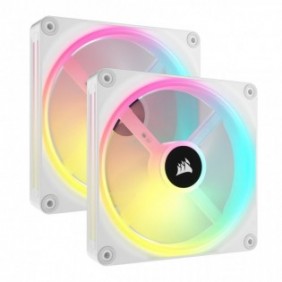 Corsair iCUE LINK QX140 RGB, Ventilateur, 14 cm, 480 trmin, 2000 trmin, Blanc
