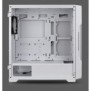 Nanoxia DS-9ARGB-W, Midi Tower, PC, Blanc, ATX, EATX, micro ATX, Mini-ITX, Plastique, Acier, Verre trempé, Gaming