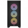 Corsair CC-9011255-WW, Midi Tower, PC, Noir, ATX, Jouer, Multicolore