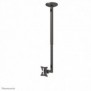 Neomounts FPMA-C050BLACK Support de plafond pour écran de 10-30" - h60-85 cm, 20 kg, 25,4 cm 10", 76,2 cm 30", 50 x 50 mm, 100 x 100 mm, 600 - 850 mm