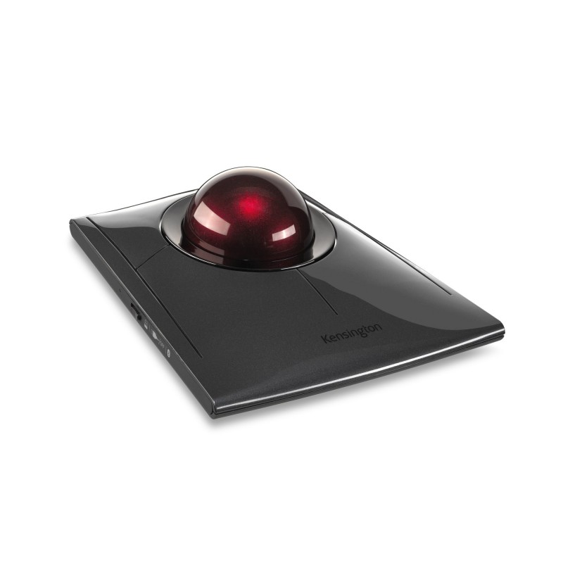 Kensington Trackball SlimBlade™ Pro, Ambidextre, Optique, RF Wireless + Bluetooth + USB Type-A, 1600 DPI, Noir