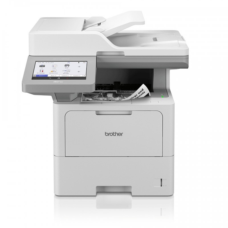 Brother MFC-L6910DN - Imprimante multifonction laser monochrome 4-en-1 professionnelle A4, Laser, Impression mono, 1200 x 1200 DPI, A4, Impression directe, Blanc