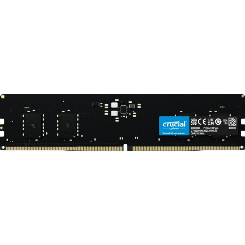 Crucial CT8G56C46U5, 8 Go, 1 x 8 Go, DDR5, 5600 MHz