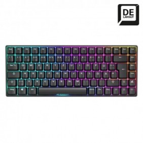 Sharkoon SKILLER SGK50 S3, Avec fil, USB, Clavier mécanique, QWERTZ, LED RGB, Noir