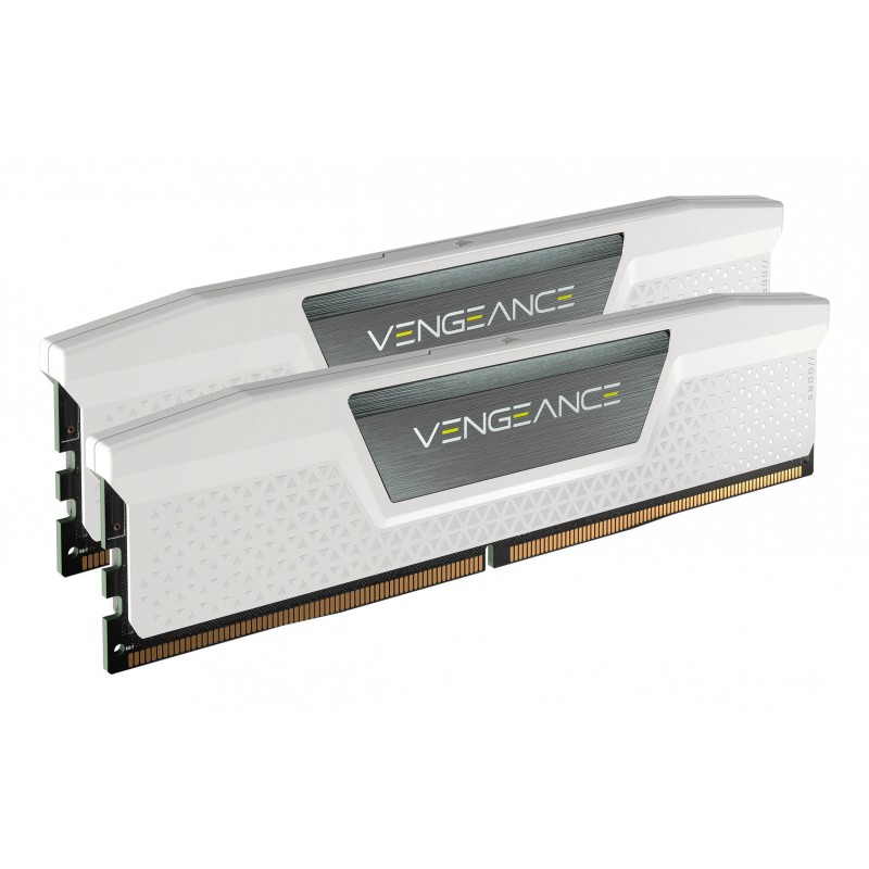 Corsair Vengeance CMK32GX5M2B6000Z30W, 32 Go, 2 x 16 Go, DDR5, 6000 MHz, 288-pin DIMM, Blanc