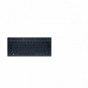 Cherry KW 7100 MINI BT, Sans fil, Bluetooth, Commutateur de touche « ciseaux », QWERTZ, Bleu