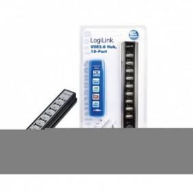 LogiLink UA0096, 480 Mbits, Noir, ROHS, CE, FCC, 220 V, 50 - 60 Hz, 3,5 A