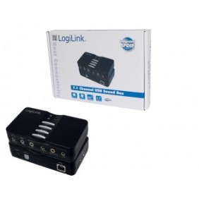 LogiLink USB Sound Box Dolby 7.1 8-Channel, 7.1 canaux, USB