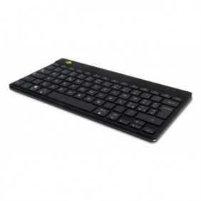 R-Go Tools Clavier ergonomique R-Go Compact Break, clavier compact avec logiciel de pause,QWERTY , Bluetooth, noir, Mini, Avec fil, USB, QWERTY, Noir