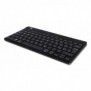 R-Go Tools Clavier ergonomique R-Go Compact Break, clavier compact avec logiciel de pause,QWERTY , Bluetooth, noir, Mini, Avec fil, USB, QWERTY, Noir