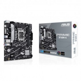 ASUS PRIME B760M-K, Intel, LGA 1700, Intel® Celeron®, Intel® Pentium® Gold, Intel® Core™ i3, Intel® Core™ i5, Intel® Core™..., LGA 1700, DDR5-SDRAM, 96 Go