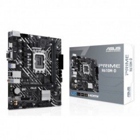 ASUS PRIME H610M-D, Intel, LGA 1700, Intel® Celeron®, Intel® Pentium® Gold, Intel® Core™ i3, Intel® Core™ i5, Intel® Core™..., LGA 1700, DDR5-SDRAM, 96 Go