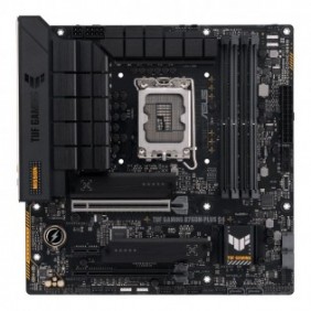 ASUS TUF GAMING B760M-PLUS D4, Intel, LGA 1700, Intel® Celeron®, Intel® Pentium® Gold, Intel® Core™ i3, Intel® Core™ i5, Intel® Core™..., LGA 1700, DDR4-SDRAM, 128 Go