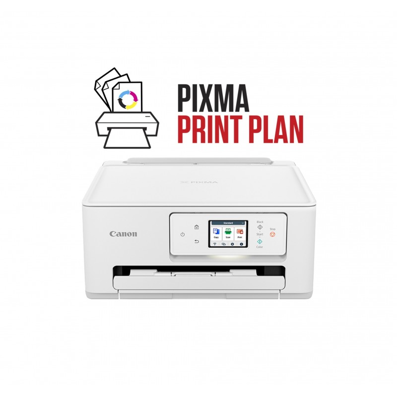 Canon PIXMA TS7650i, Jet d'encre, Impression couleur, 1200 x 1200 DPI, Copie couleur, A4, Blanc