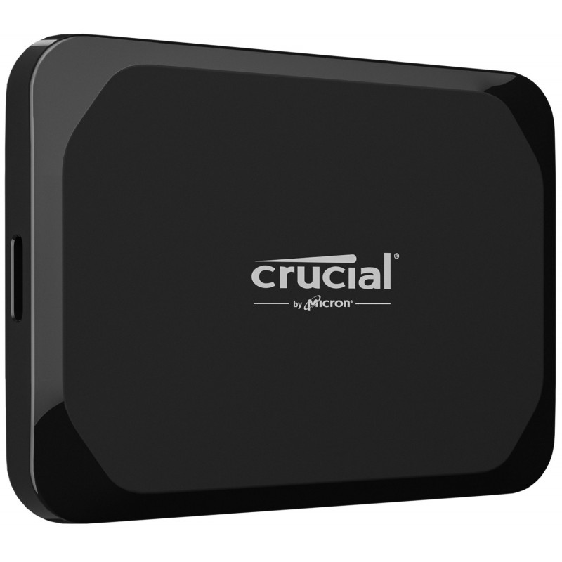 Crucial X9, 4 To, USB Type-C, 3.2 Gen 2 3.1 Gen 2, 1050 Mos, 10 Gbits, Noir