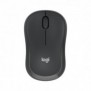 Logitech M240 Silent, Ambidextre, Optique, RF sans fil + Bluetooth, 4000 DPI, Graphite