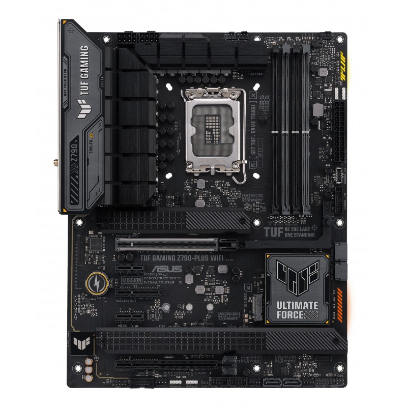 ASUS TUF GAMING Z790-PLUS WIFI, Intel, LGA 1700, Intel® Celeron®, Intel® Pentium® Gold, Intel® Core™ i3, Intel® Core™ i5, Intel® Core™..., LGA 1700, DDR5-SDRAM, 128 Go