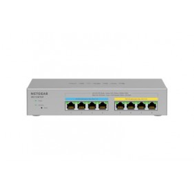 Netgear MS108TUP, Non-géré, L2, 2.5G Ethernet 10010002500, Connexion Ethernet, supportant l'alimentation via ce port
