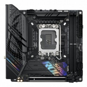 ASUS ROG STRIX B760-I GAMING WIFI, Intel, LGA 1700, Intel® Celeron®, Intel® Core™ i3, Intel® Core™ i5, Intel® Core™ i7, Intel® Core™ i9,..., LGA 1700, DDR5-SDRAM, 96 Go