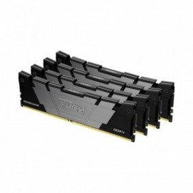 Kingston FURY 32 Go 3600 MTs DDR4 CL16 DIMM Kits de 4 Renegade Black, 32 Go, 4 x 8 Go, DDR4, 288-pin DIMM