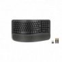 Logitech 920-012327, Taille réelle 100 %, Sans fil, RF sans fil + Bluetooth, Clavier à membrane, QWERTZ, Graphite