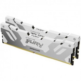 Kingston FURY 32 Go 8000 MTs DDR5 CL38 DIMM kit de 2 Renegade White XMP, 32 Go, 2 x 16 Go, DDR5, 288-pin DIMM