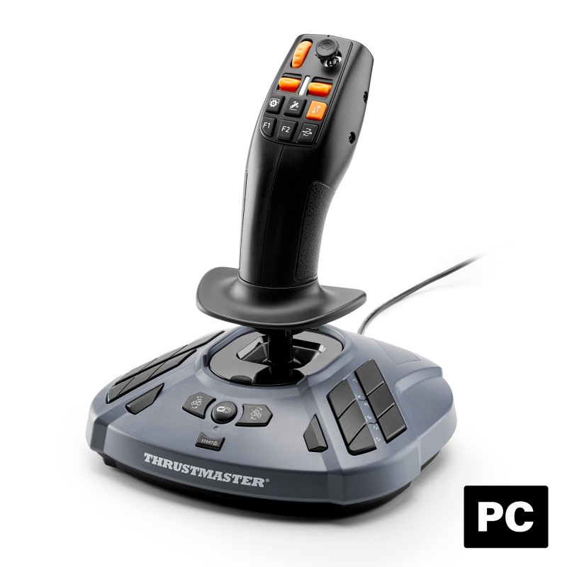 ThrustMaster SimTask FarmStick, Joystick Multifonction Pour Le Farming, Joystick, PC, AnalogiqueNumérique, Avec fil, USB, USB Type-A