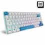 Sharkoon SKILLER SGK50 S3 PBT, Avec fil, USB, Clavier mécanique, QWERTZ, LED RGB, Blanc
