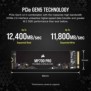 Corsair MP700 PRO, 1 To, M.2