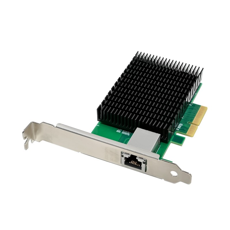 LevelOne GNC-0210, Interne, Avec fil, PCI Express, Ethernet, 10000 Mbits, Vert