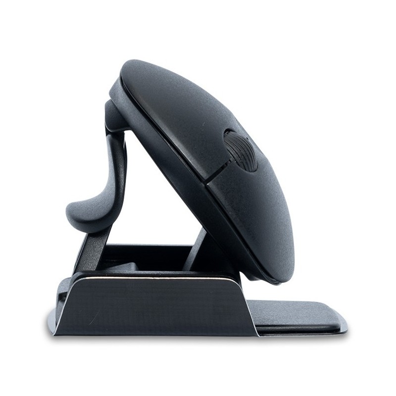 R-Go Tools Souris Ergonomique R-Go HE Twister avec logiciel de pause, ambidextre, M longueur main 165-185 mm filaire et bluetooth, Ambidextre, Conception verticale, Optique, Bluetooth + USB Type-A, 2400 DPI, Noir