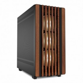 Sharkoon REBEL C70M RGB, Full Tower, PC, Noir, Bois, ATX, micro ATX, Mini-ITX, Métal, Bleu, Vert, Rouge