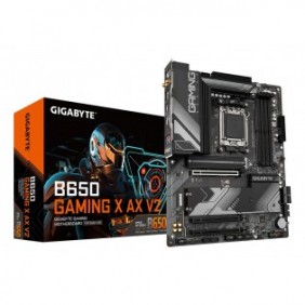 Gigabyte B650 GAMING X AX V2 Carte mère - AMD Ryzen série 9000, VRM 8+2+2 phases, jusqu'à 8000 MHz DDR5 , 1xPCIe 5.0 + 2xPCIe 4.0 M.2, LAN 2,5 GbE, WIFI 6E, USB 3.2 Gen 2, AMD, Emplacement AM5, AMD Ryzen 7000 Series, AMD Ryzen 8000 Series, AMD Ryzen