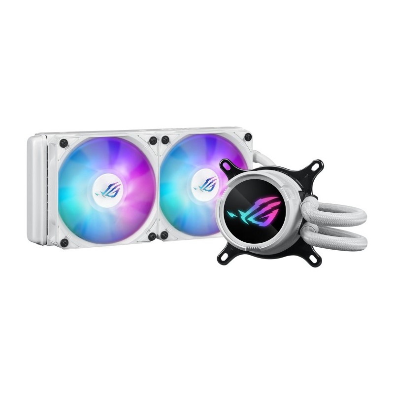 ASUS ROG Strix LC III 240 ARGB White Edition, Kit de refroidissement du liquide, 12 cm, Blanc