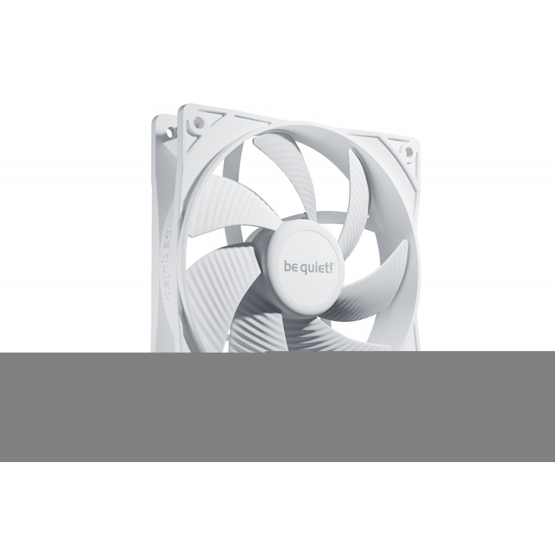 Be Quiet! Pure Wings 3 120 mm PWM | Ventilateur PC White, Ventilateur, 12 cm, 1600 trmin, 84,8 m³h, Blanc