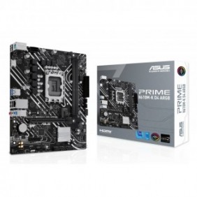 ASUS PRIME H610M-K D4 ARGB, Intel, LGA 1700, Intel® Celeron®, Intel® Pentium® Gold, Intel® Core™ i3, Intel® Core™ i5, Intel® Core™..., LGA 1700, DDR4-SDRAM, 64 Go