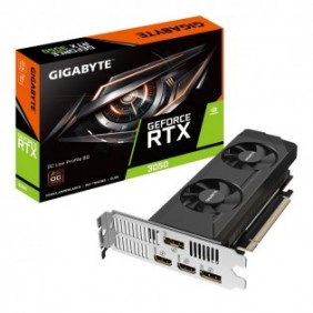 Gigabyte GeForce RTX 3050 OC Low Profile 6G, GeForce RTX 3050, 6 Go, GDDR6, 96 bit, 7680 x 4320 pixels, PCI Express 4.0