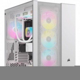 Corsair 6500D AIRFLOW, Midi Tower, PC, Blanc, ATX, 19 cm, 40 cm