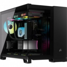 Corsair 2500X RGB, Micro Tower, PC, Noir, ATX, 120,140,240,280,360 mm, 2.5,3.5