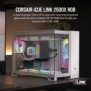 Corsair 2500X RGB, Micro Tower, PC, Blanc, ATX, 120,140,240,280,360 mm, 304 mm