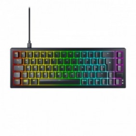 Cherry K5V2 Compact, Avec fil, USB, Clavier mécanique, QWERTZ, LED RGB, Noir