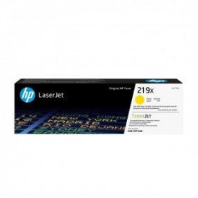 HP 219X Toner LaserJet authentique Grande capacité Jaune, 2500 pages, 0 pages, Jaune, 1 pièce