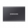 Samsung SSD externe T7 USB 3.2 4 To , 4 To, USB Type-C, 3.2 Gen 2 3.1 Gen 2, 1050 Mos, 10 Gbits, Gris, Titane