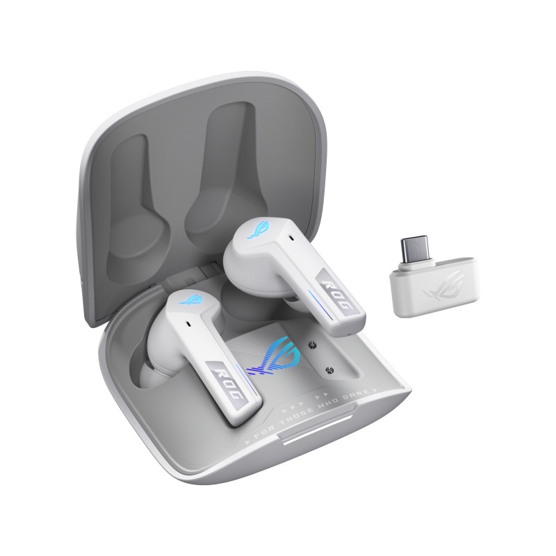 ASUS ROG Cetra True Wireless Speednova, True Wireless Stereo , Jouer, 20 - 40000 Hz, 77 g, Casque, Blanc