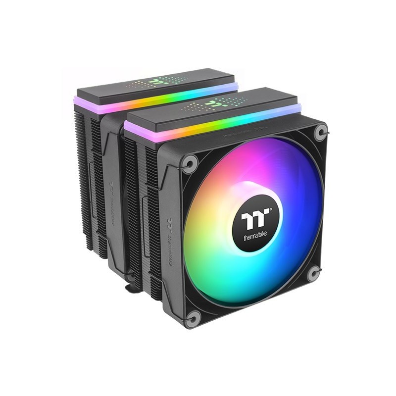 Thermaltake ASTRIA 600, Refroidisseur d'air, 12 cm, 500 trmin, 1800 trmin, 65 cfm, Noir