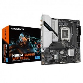 Gigabyte H610M GAMING WF DDR4 Carte mère - Compatible avec processeurs Intel Core 14th CPUs, 6+1+1 Hybrid Digital VRM, up to 3200MHz DDR4, 2xPCIe 3.0 M.2, Wi-Fi 802.11ac, GbE LAN , USB 3.2 Gen 1, Intel, LGA 1700, Intel® Celeron®, Intel® Core™ i3