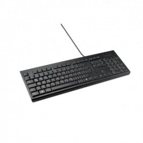 Kensington KB100 EQ Clavier filaire, Taille réelle 100 %, Avec fil, USB, Clavier à membrane, QWERTZ, Noir
