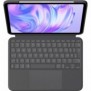 Logitech Combo Touch, QWERTZ, Allemand, Trackpad, 1,8 cm, 1 mm, Apple