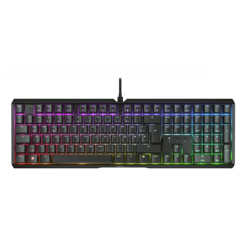 Cherry XTRFY MX 3.1, Avec fil, USB, Clavier mécanique, QWERTZ, LED RGB, Noir