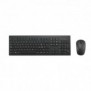 Kensington KM150 EQ Kit clavier + souris sans fil, Sans fil, RF sans fil, Clavier à membrane, QWERTZ, Noir, Souris incluse